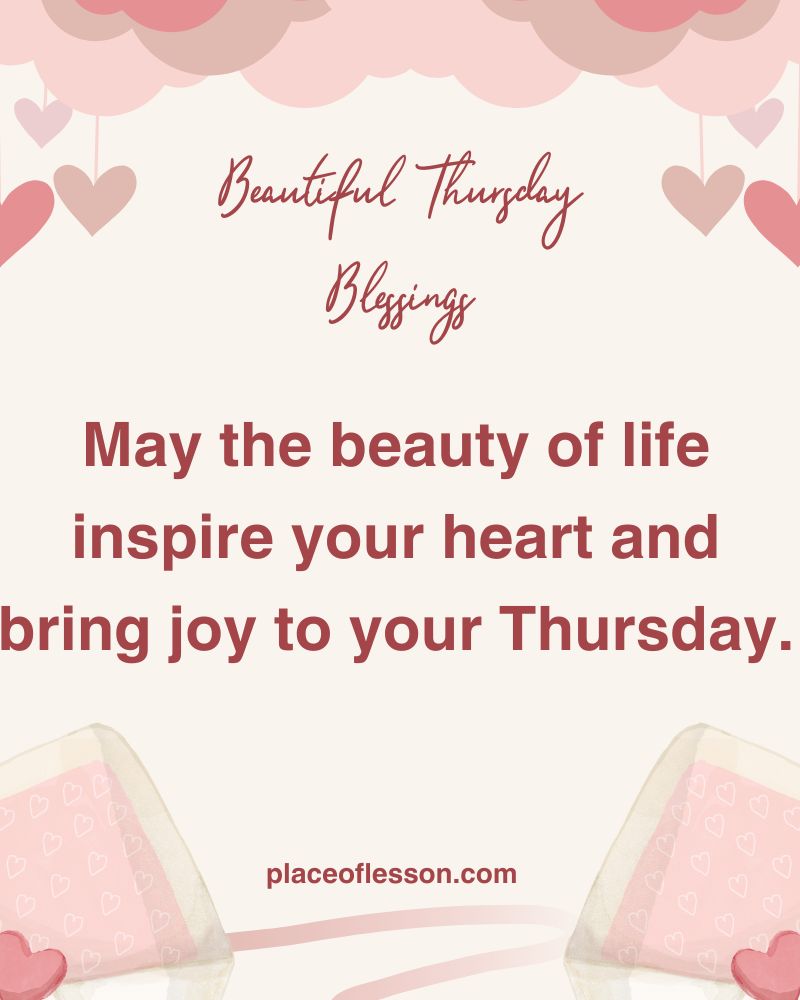 Beautiful Thursday Blessings