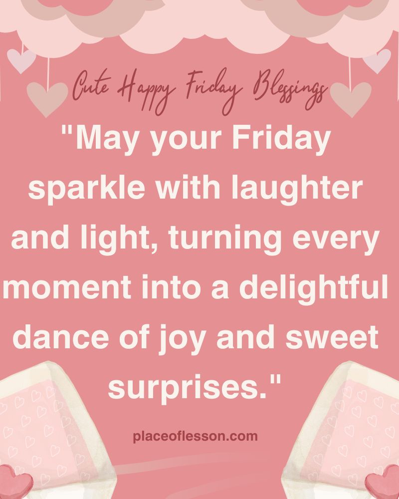 Cute Happy Friday Blessings