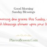 Good Morning Sunday Blessings