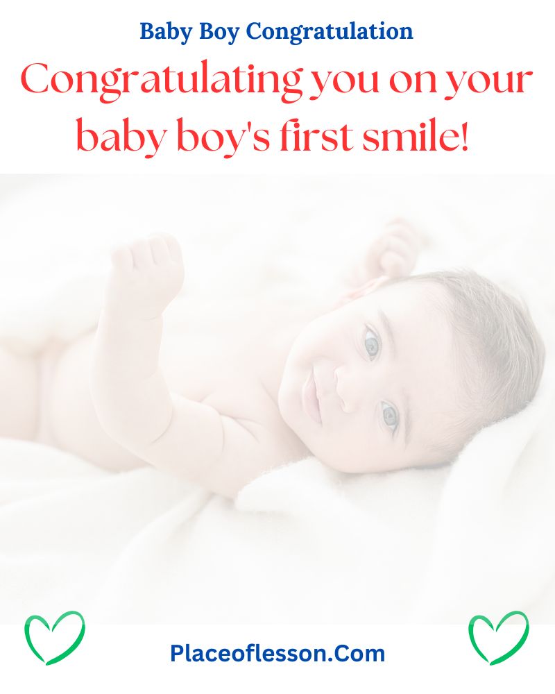 Messages for Baby Boy's First Milestones