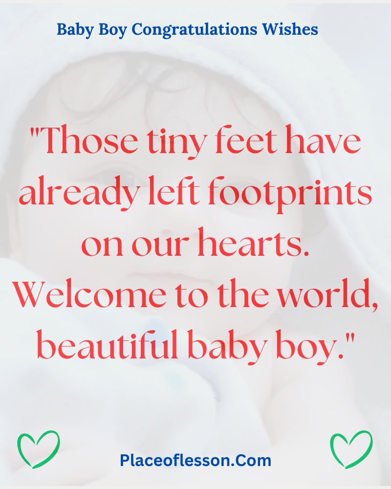 Heartfelt Messages to Welcome a Baby Boy