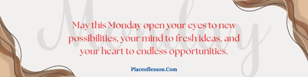 Monday Blessings Quote