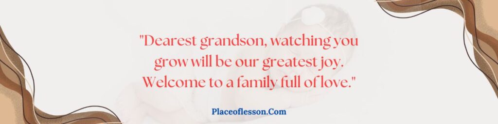 Personalized Baby Boy Wishes from Grandparent