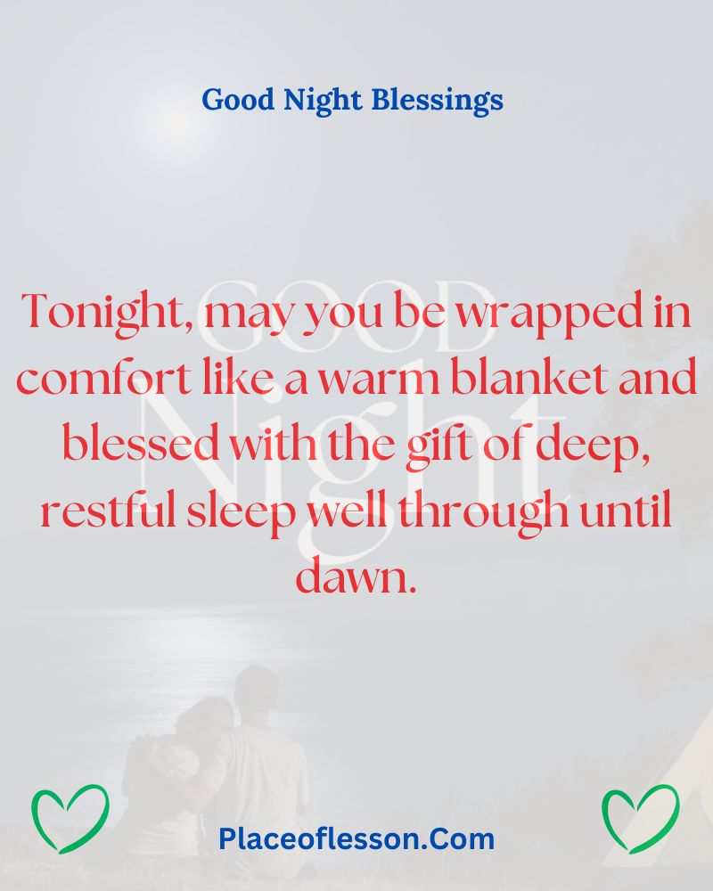 Beautiful Good Night Blessings