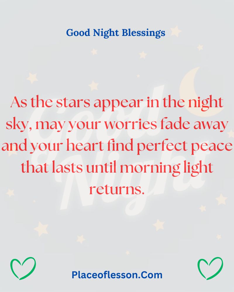 Power of Good Night Blessings